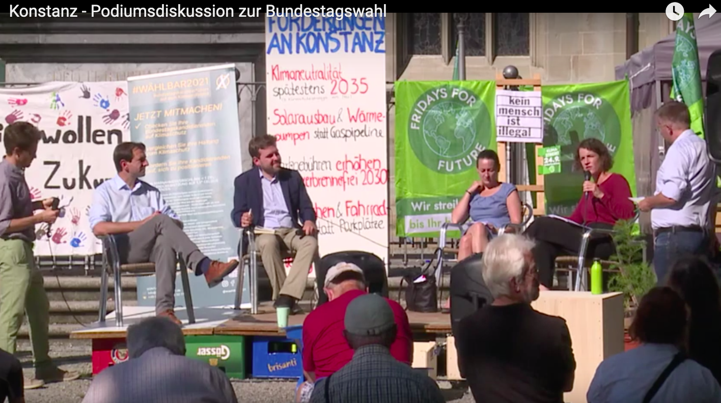 #wählbar2021 ON TOUR diskutierte mit Kandidierenden in Konstanz